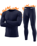 Thermal Underwear Long Johns for Men Fleece Lined Base Layer Tops and Bottoms Set Cold Weather Clothing Gear Winter Gift